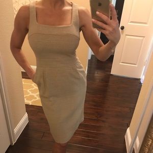 Banana Republic beige sleeveless dress